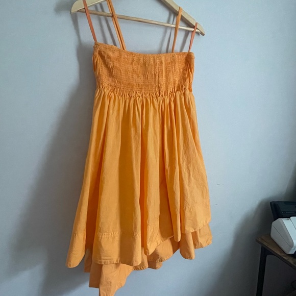 Anthropologie Tangerine Cupcake Dress - Picture 6 of 8